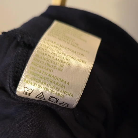 GreenTea Women's Dark Joggers with Sky Blue Drawstring - Picture 8 of 9